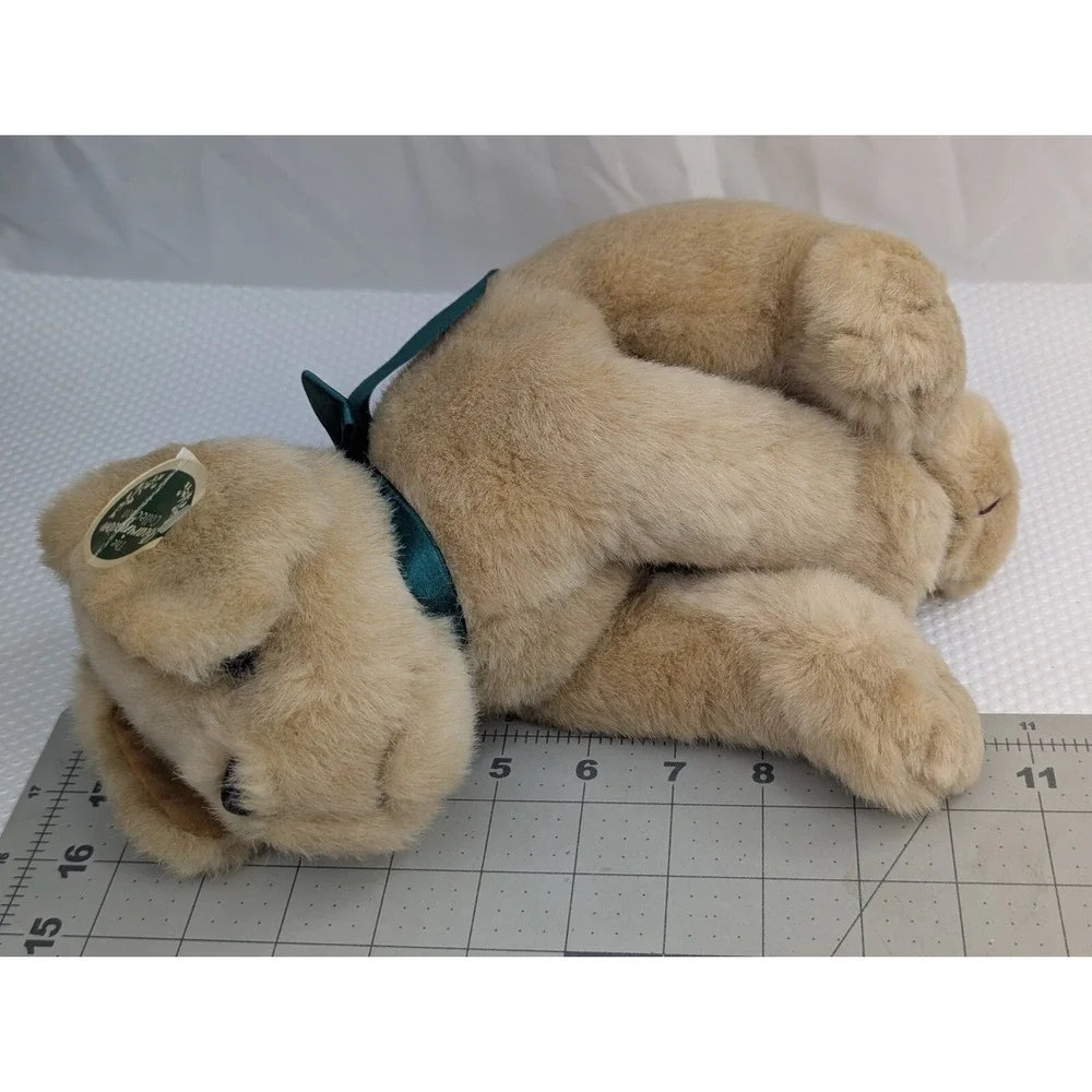 Bearington Tan Dog Plush 10 Inch Stuffed Animal Toy‎